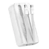 Mini powerbank Joyroom JR-PBC06 z wbudowanymi kablami USB-C / Lightning 30W 10000mAh - biały